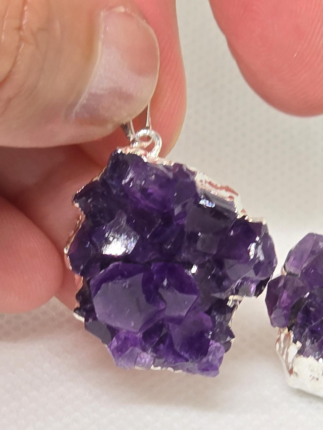 Pendentif druse d'Améthyste 