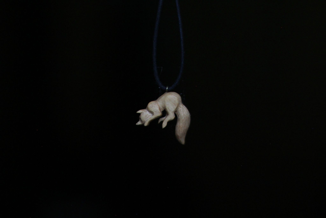 Pendentif - Renard qui mulotte