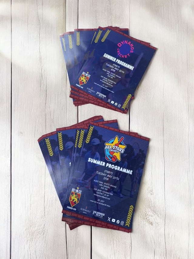 1000 double sided A5 flyers