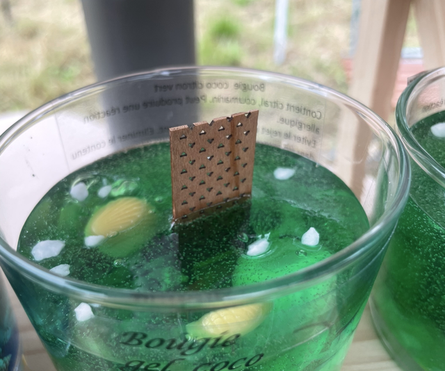 Bougie gel coco citron vert 