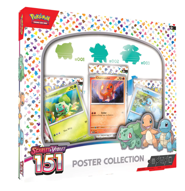 Acrílico para pedido anticipado para la colección de carteles Pokémon 151