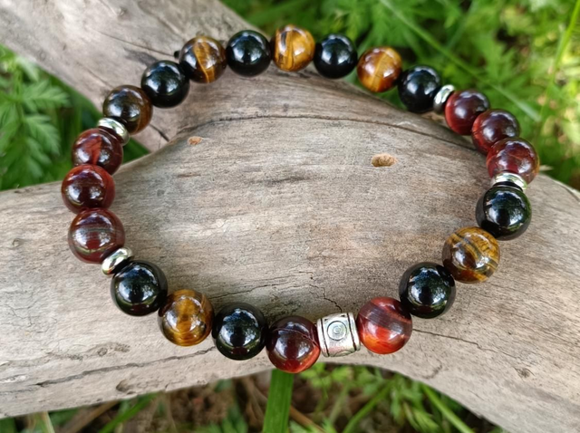 Œil de Taureau, Œil de Tigre &amp; Obsidienne Noire 