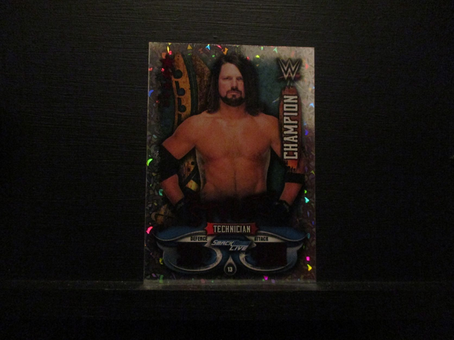 AJ Styles - Champion Slam Attax Live Original Trading Card #13