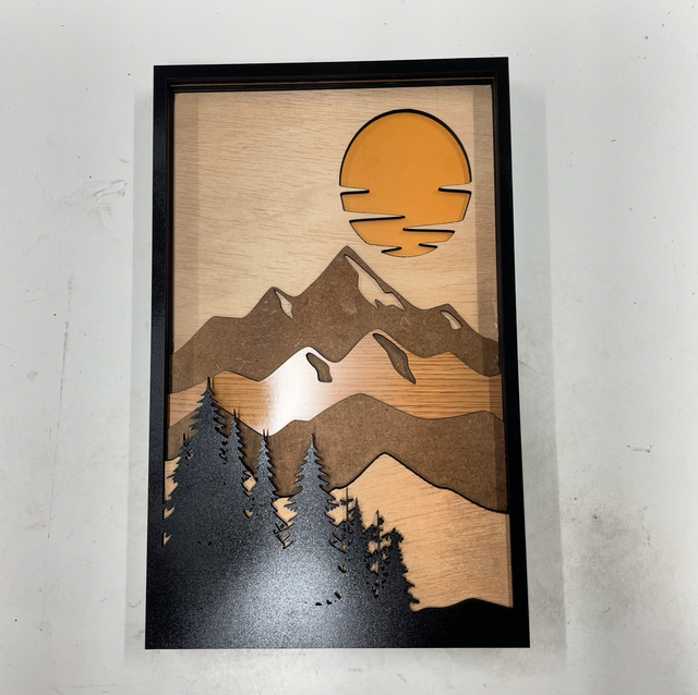 Decoração em mdf “Landscape”