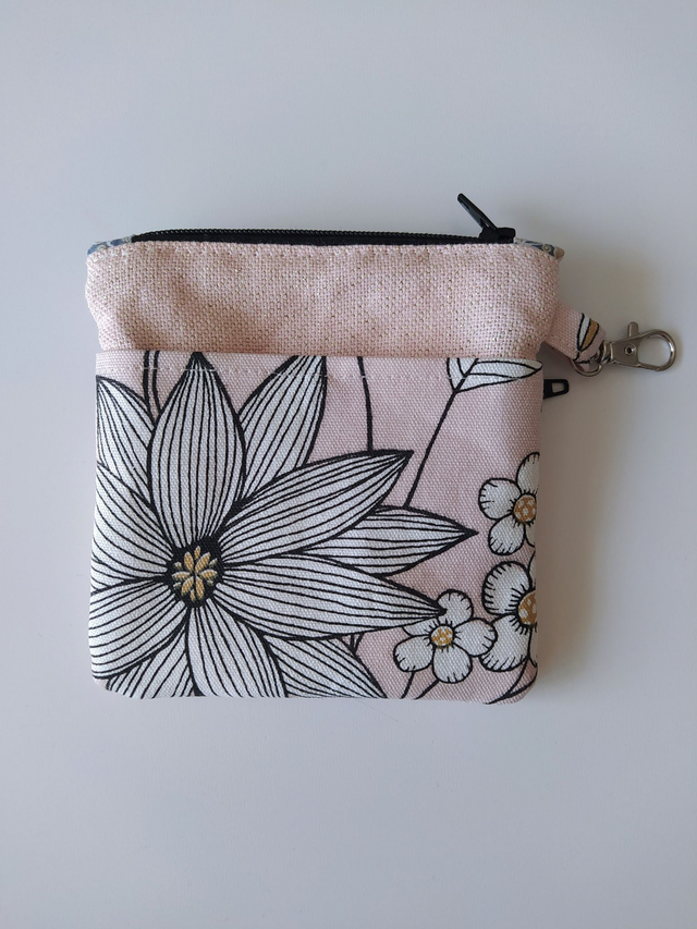 Porte-monnaie double zip