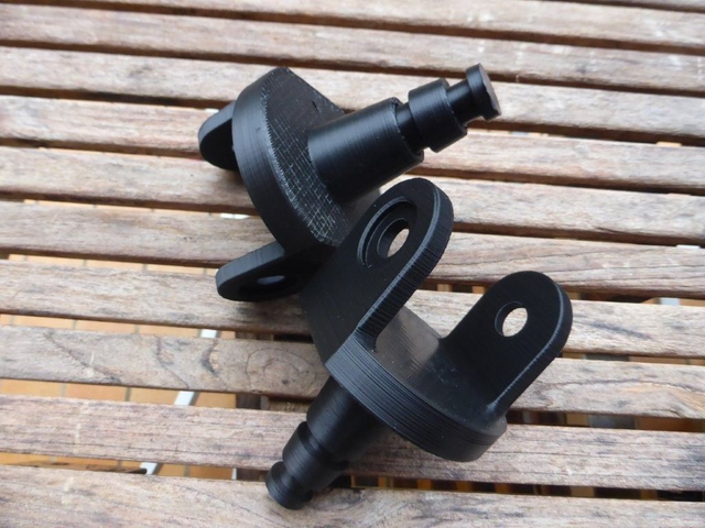 Chape Pivot Pintle de Mitrailleuse Browning 1919 A4 A6 M2 (Repro)