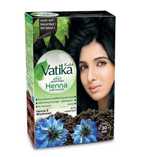 Natural Black #1.0 Henna 10g. x 6 sachets