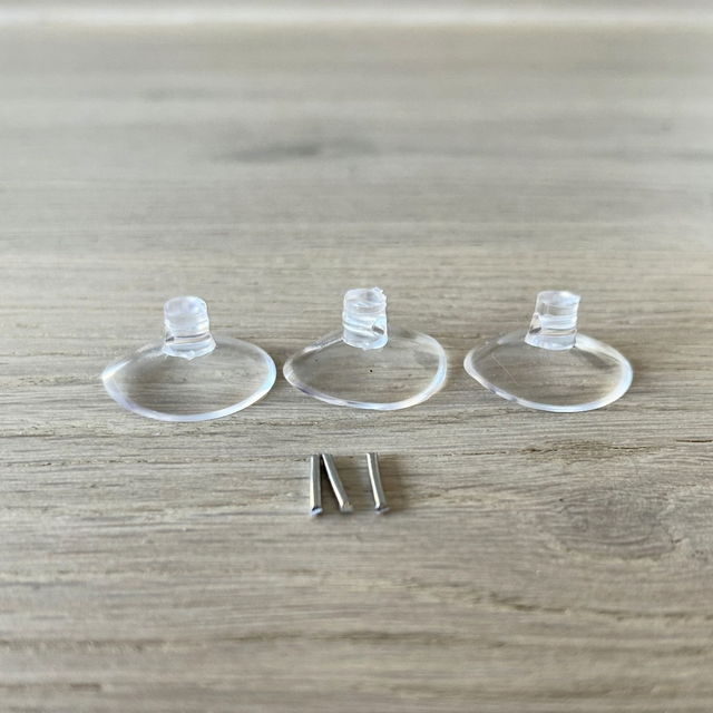 KrakenClaw Spare Parts Kit – 3 Suction Cups + 3 Pins
