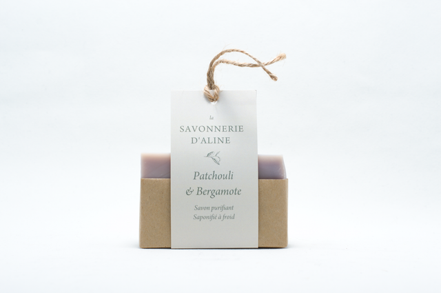 Savon au patchouli et bergamote