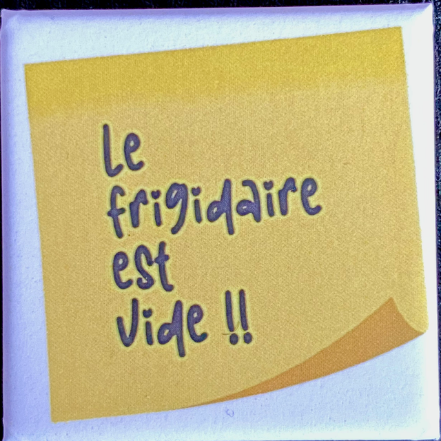 Magnets Le Frigidaire Est Vide