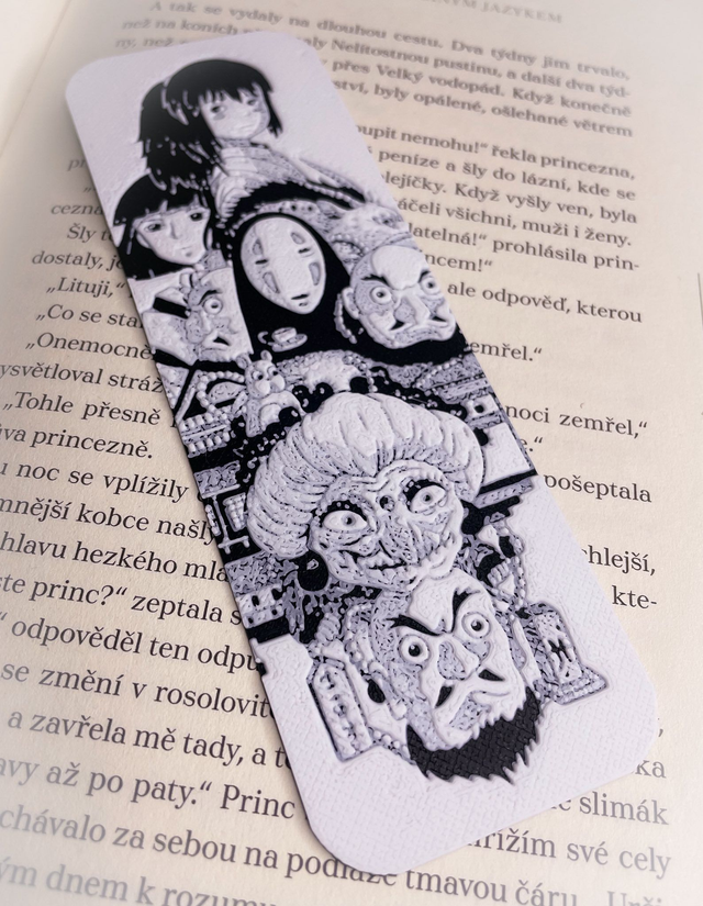 Záložka Anime Spirited away