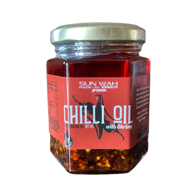 新华 Xin Hua Sun Wah Chilli Oil With Shrimps 180g