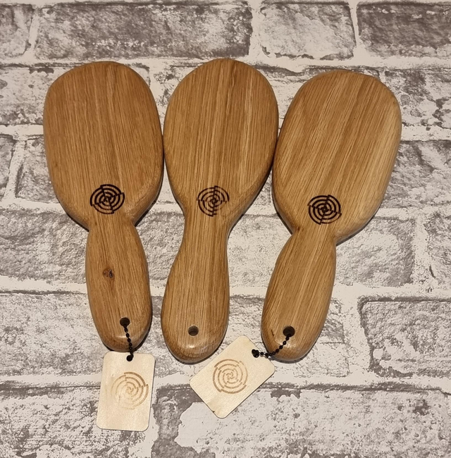 Oak Hairbrush Paddle