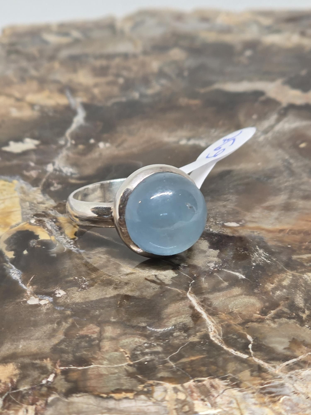Bague Argent 925 et Aigue marine 