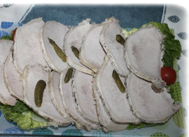 Rôti de porc froid