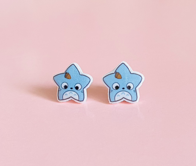 Boucles d’oreilles Totoro Stars