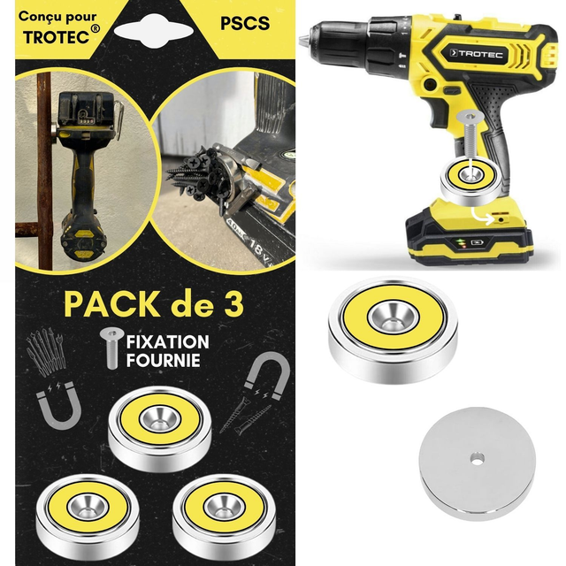 Support Magnétique TROTEC (lot de 3)