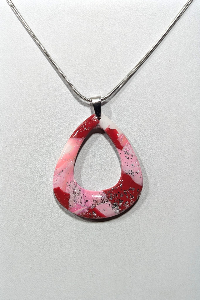 Pendentif goutte Sunrise réversible