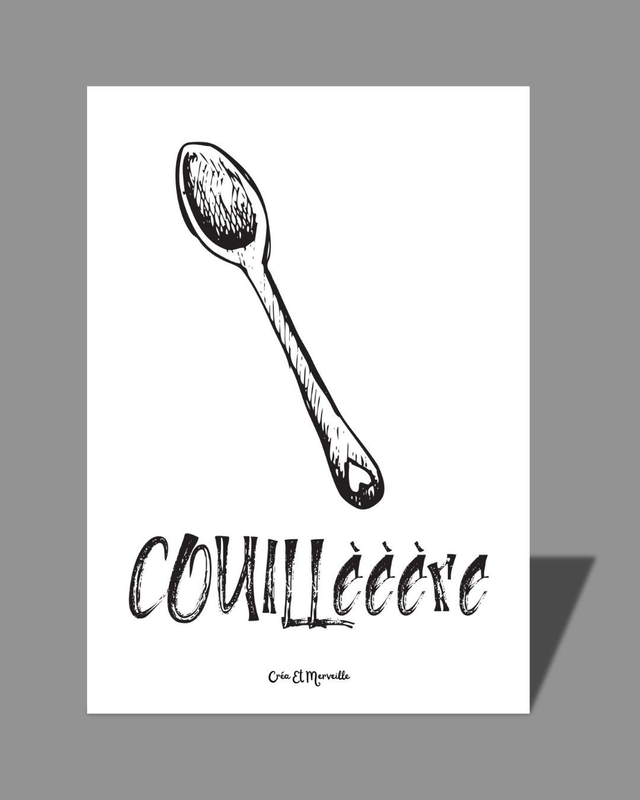 Affiche Couillèèère 🥄 - Créa Et Merveille