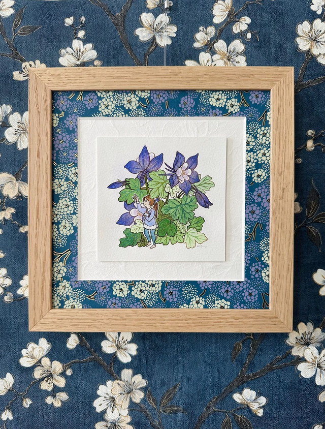 Booklovers' Herbarium - Columbine