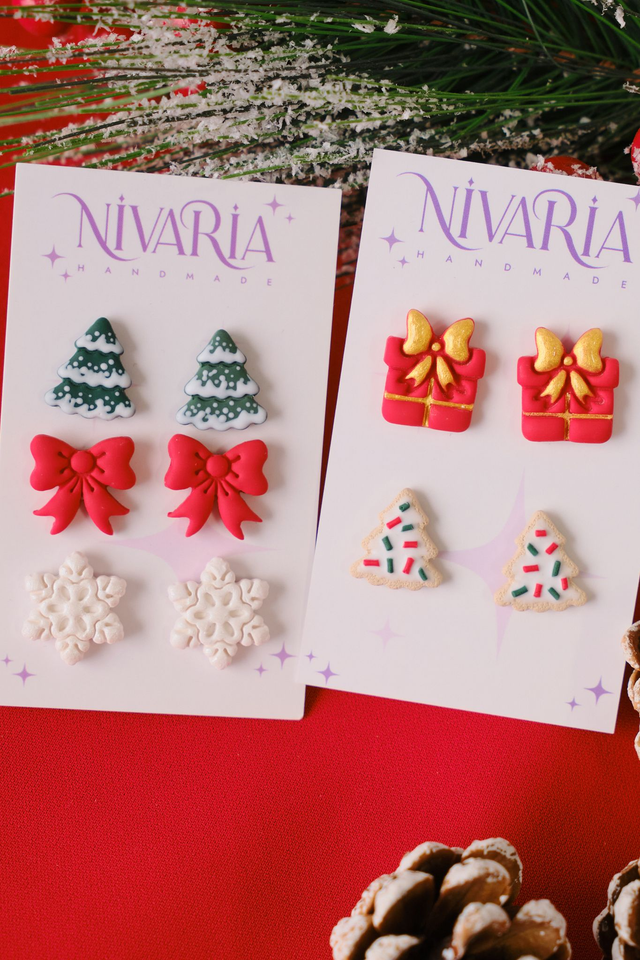 Colección Navidad | pendientes de botón
