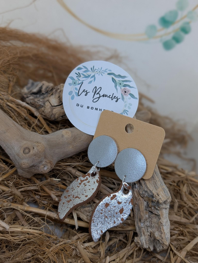 Boucles d&#039;oreilles Évasion ev065 clips argenté 