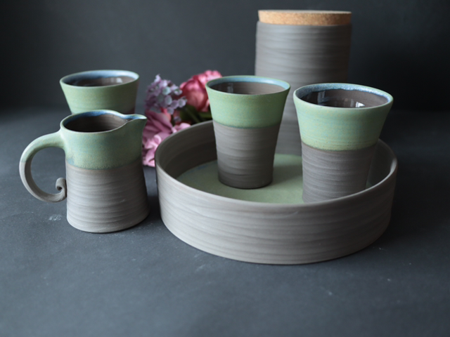 Ceramic creamer, milk pitcher, small jug, 300 ml