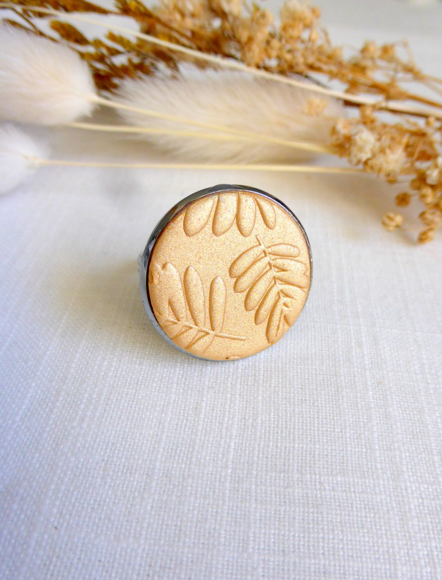 Bague ronde - Flore des sables
