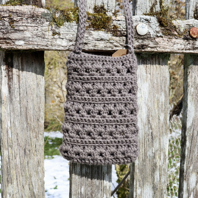 SACOCHE TÉLÉPHONE TAUPE