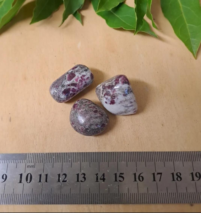 RUBY IN RHYOLITE TUMBLESTONE