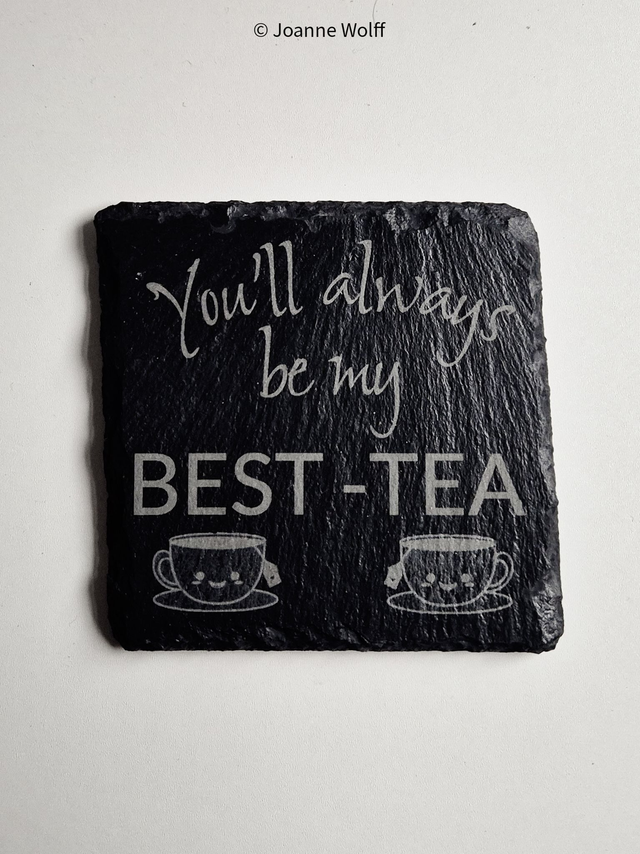 Slate Coaster - My Best-Tea