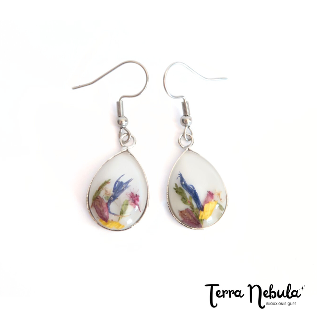 Boucles d&#039;oreilles fleuries Évidence | BO004