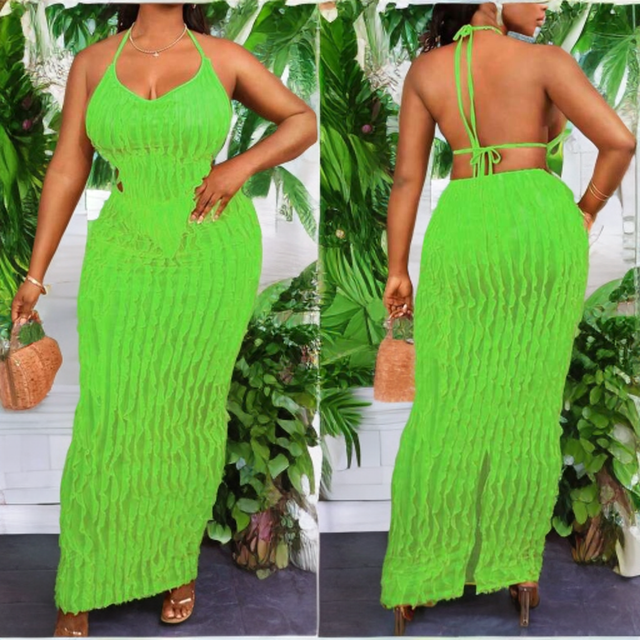 Ensemble– Vert fluo