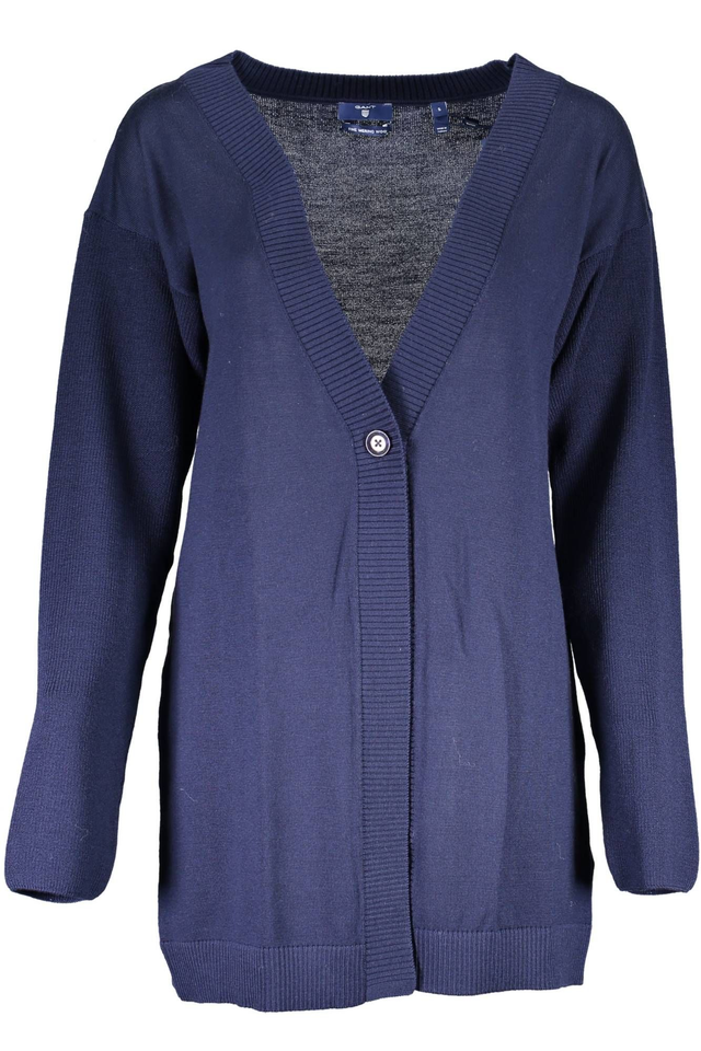 GANT CARDIGAN DONNA BLU