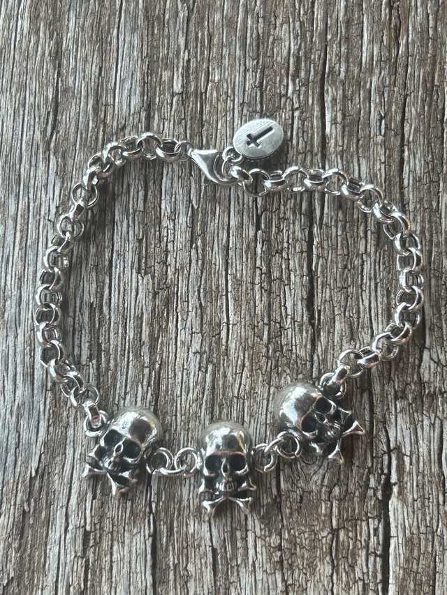 Bracciale 3 Teschi