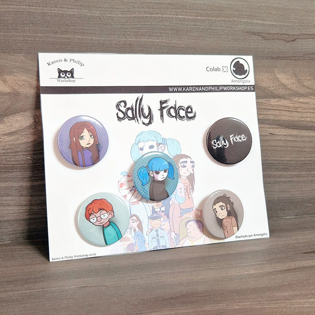 Pack de chapas Sally Face
