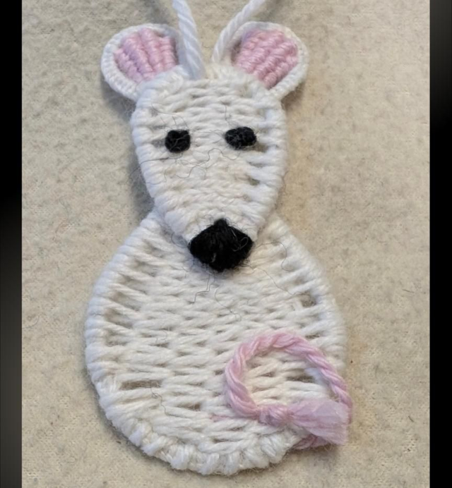 Dorset Button Kit - White Mouse