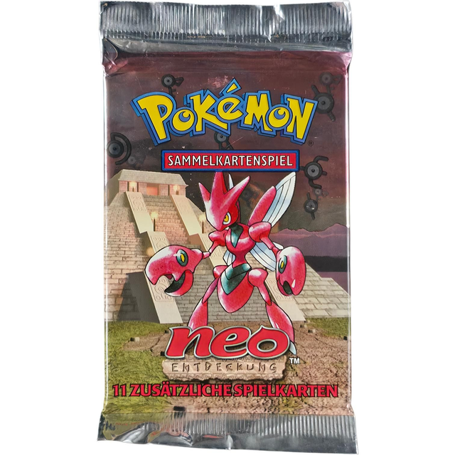 Pokémon Neo Entdeckung Booster – Scherox Artwork – Deutsch