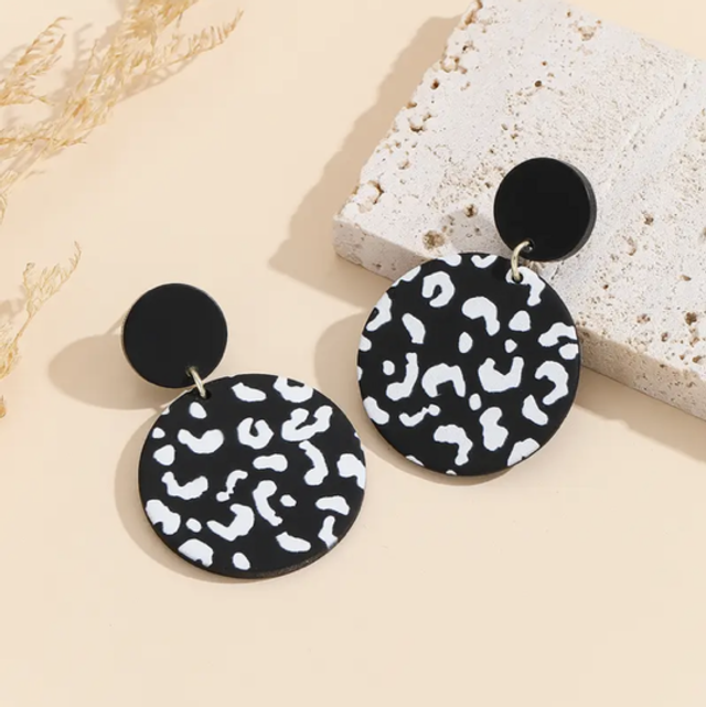 Leopard earrings