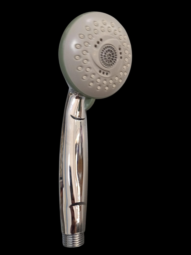 Doccia anticalcare in ABS cromato 3 getti