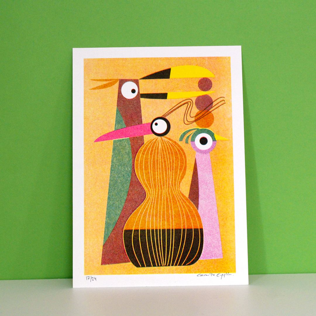 Les 3 courges  15*20