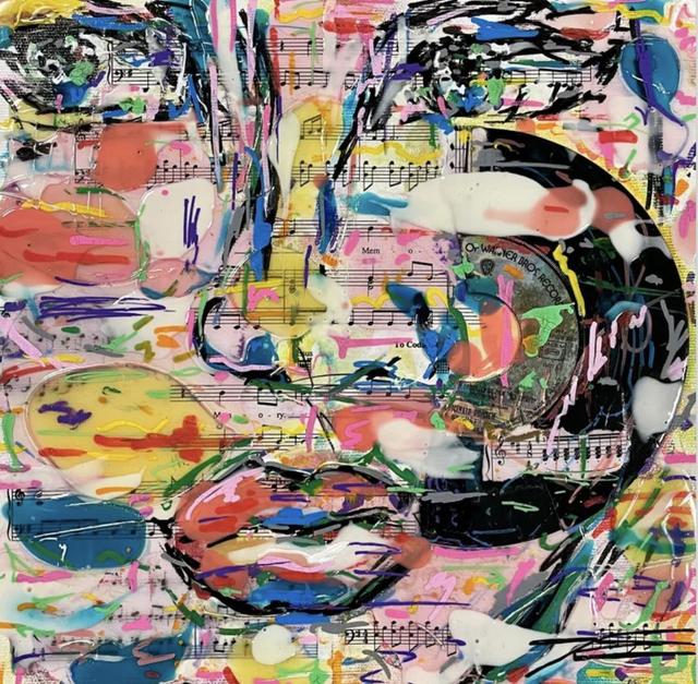 Pop Art and Music - 30x30cm - 2022