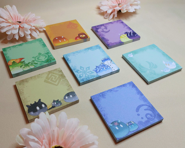 Genshin Impact Slime Notepads