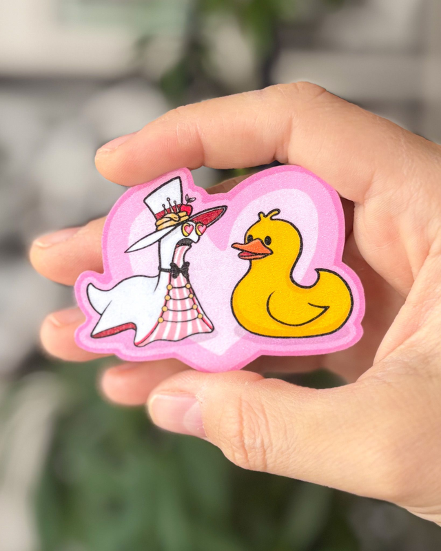 Naklejka "Duck lover" 