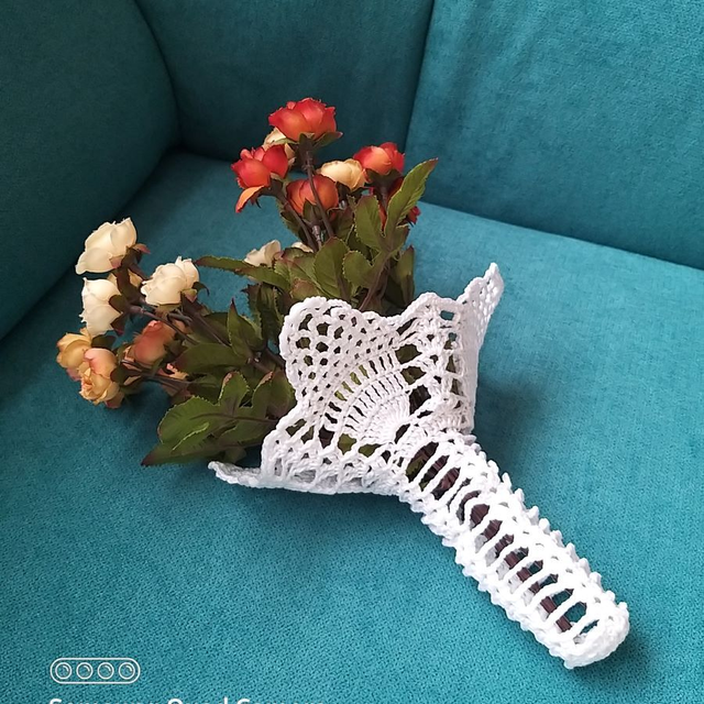 Menyasszonyi csokor takaró