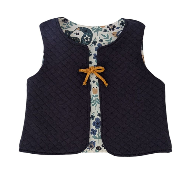 Gilet de berger 12 mois réversible