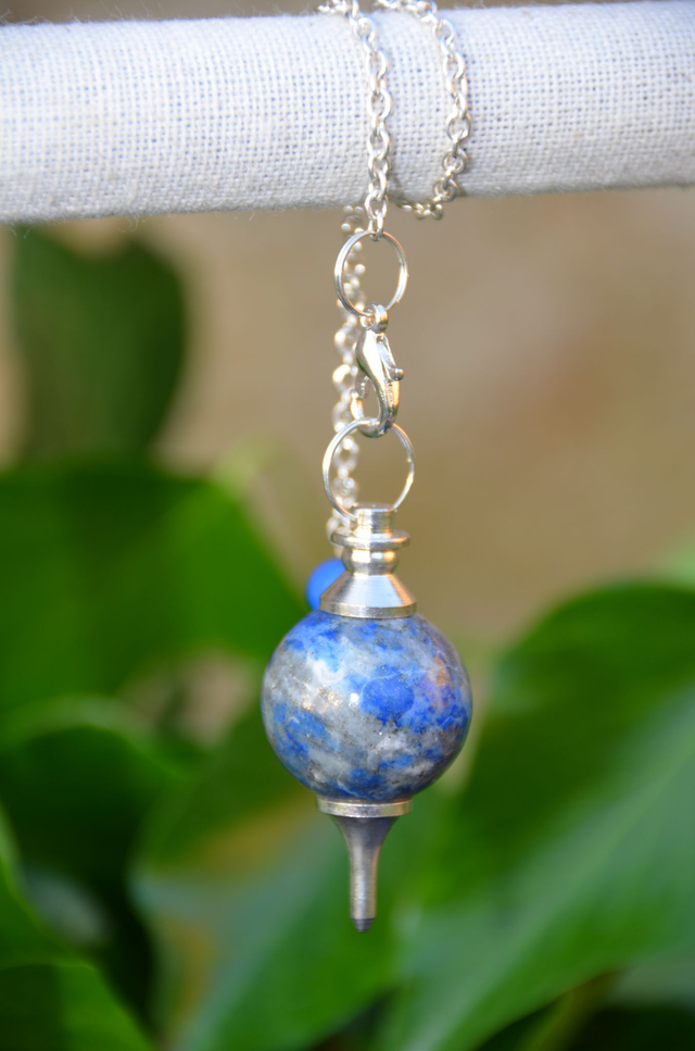 Pendule Lapis lazuli poli