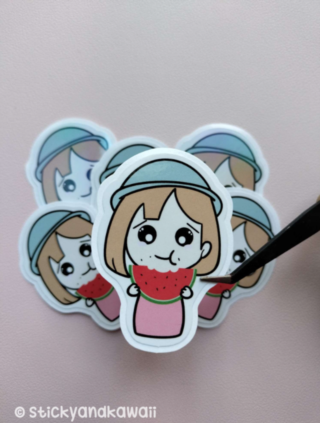 Zoé la mangeuse de pastèque 