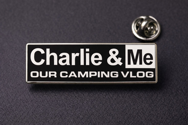 Charlie & Me pin