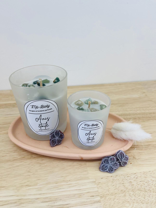 Bougie Aventurine : Anis étoilé